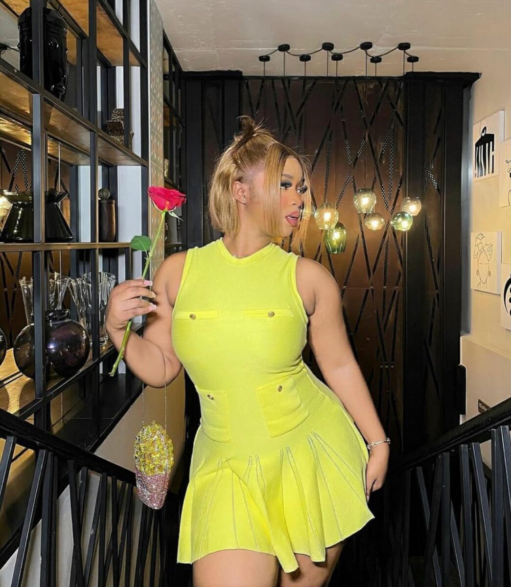 Mini straight dress