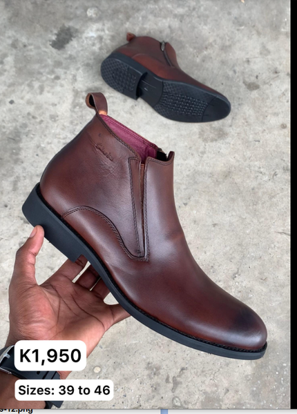 cognac boots