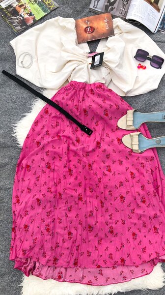 Maxi skirt and top