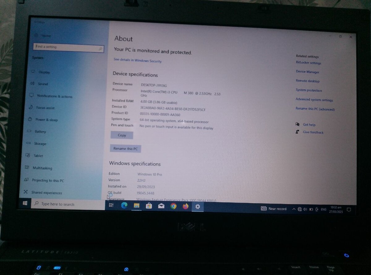 DELL LATITUDE E6510