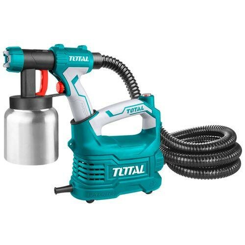 TOTAL Pistolet à Peindre électrique 500W Réservoir TOTAL