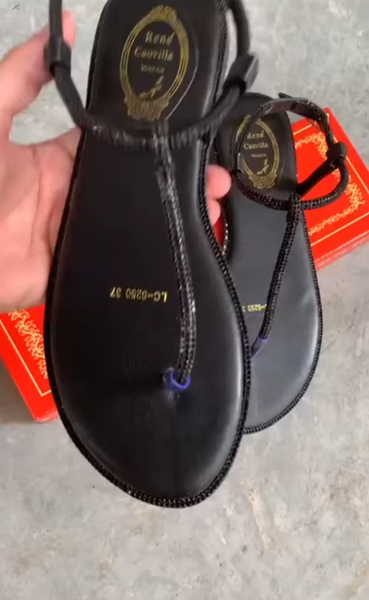 Black sandals