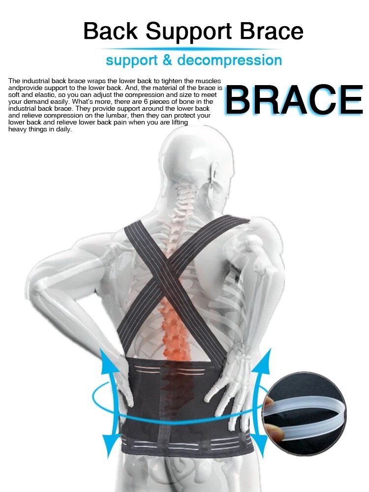 Ceinture de soutien de la taille réglable avec sangle