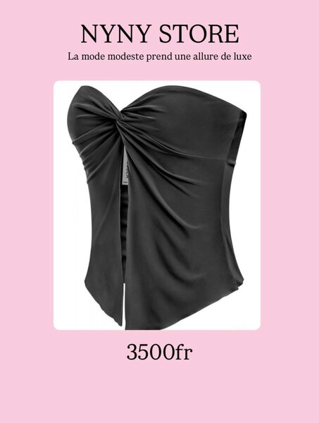 Top sans manches élégant