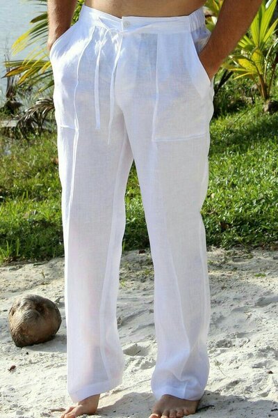 Pantalons en lin légers homme