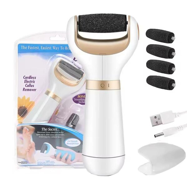 Grattoir électrique USB pour les pieds, outils de pédicure,