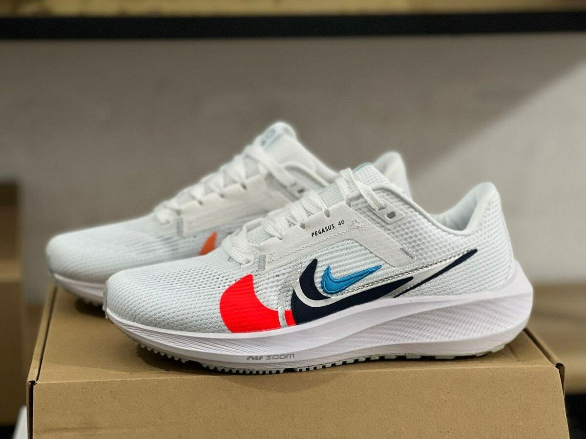 Chaussures de course blanches Nike