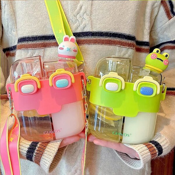 Compartment kids water bottle restock 530 ml