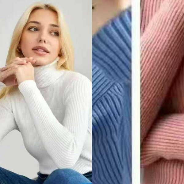 Pull col roulé élégant chic