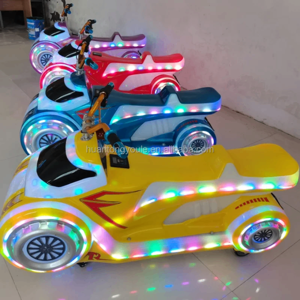 Mini moto électrique LED enfants