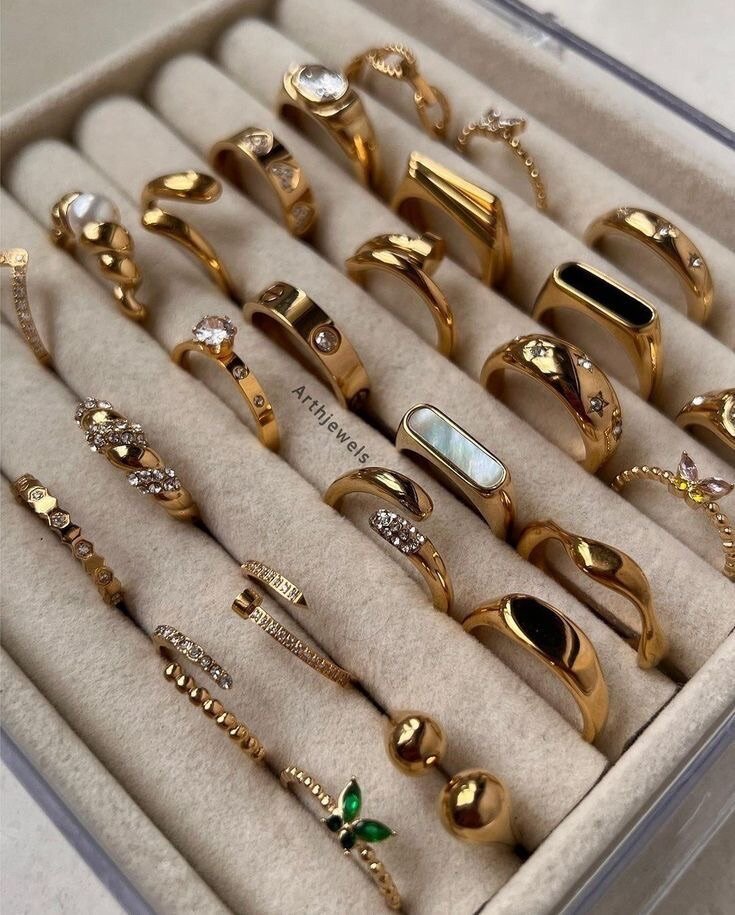 Bague élégante en or pour femmes
