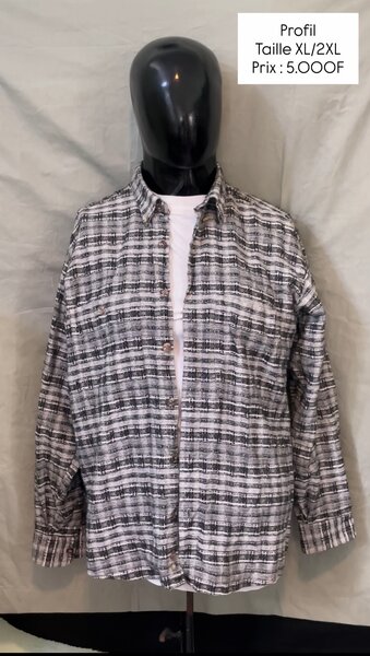 Chemise à carreaux XL/2XL