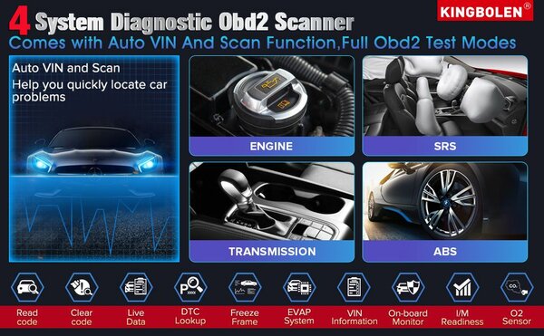 Launch CRP123 V2.0 car obd diagnostics tool