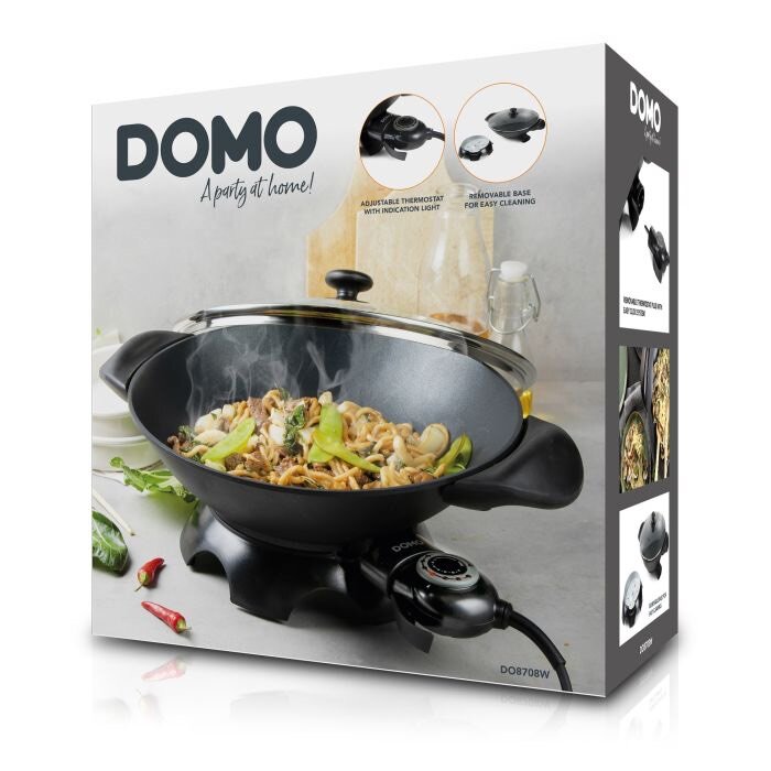 DOMO Wok électrique - 5 L