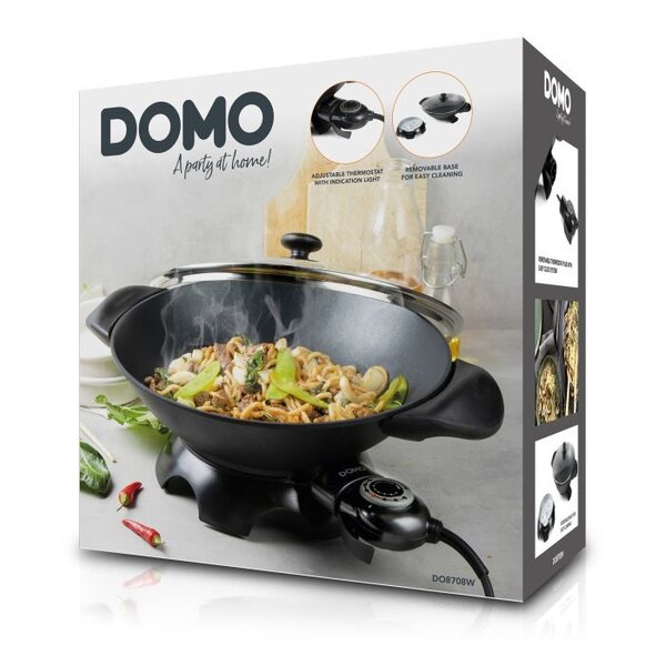 DOMO Wok électrique - 5 L