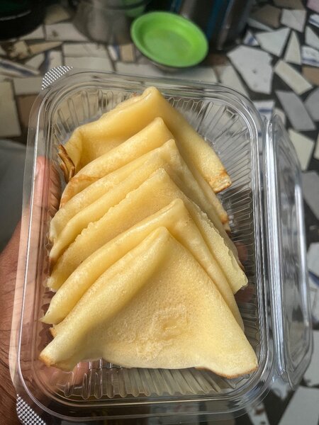 Crêpes nature simple