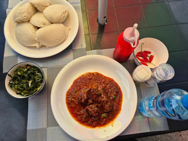 Nshima with relish