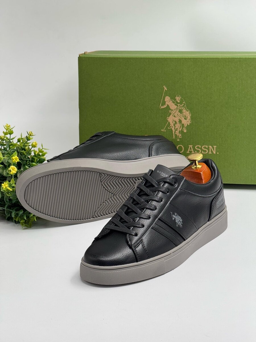 POLO BLACK AND GREY
