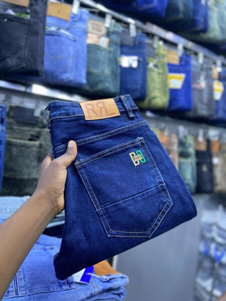 Men's plain jeans