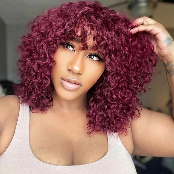 Curly fringe