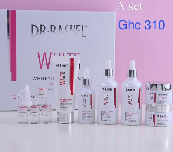 All types of skin care products