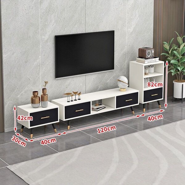 Table TV + Table centrale de très bonne qualité