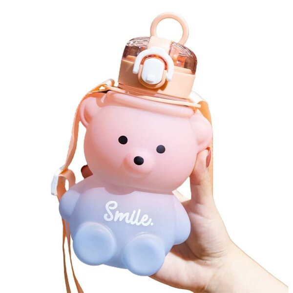 Gourde Enfant Ours Avec Sangle