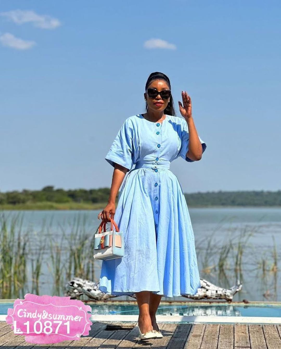 Robe bleu