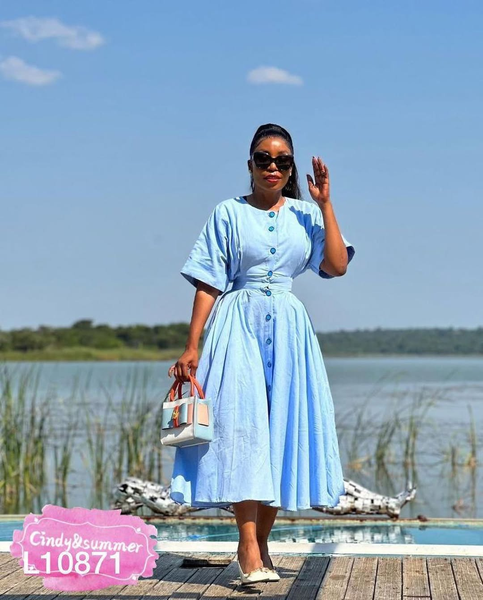 Robe bleu