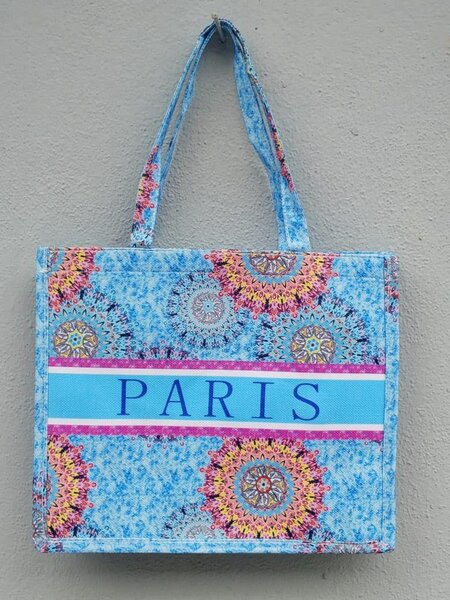 Sac cabas Paris imprimé