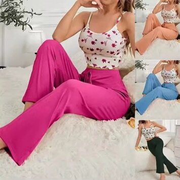 Pantalons évasés colorés pour femmes