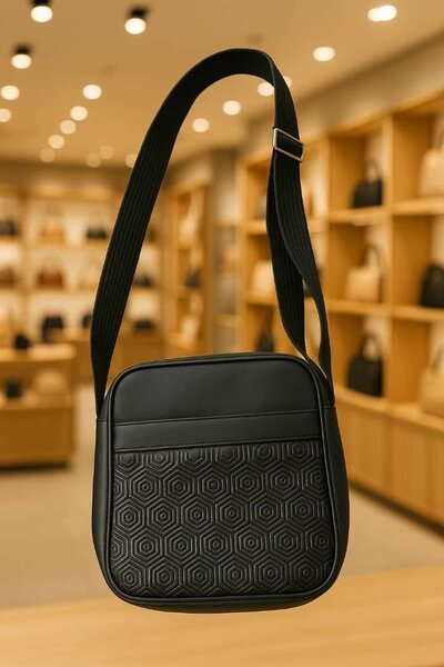 Sac bandoulière noir élégant