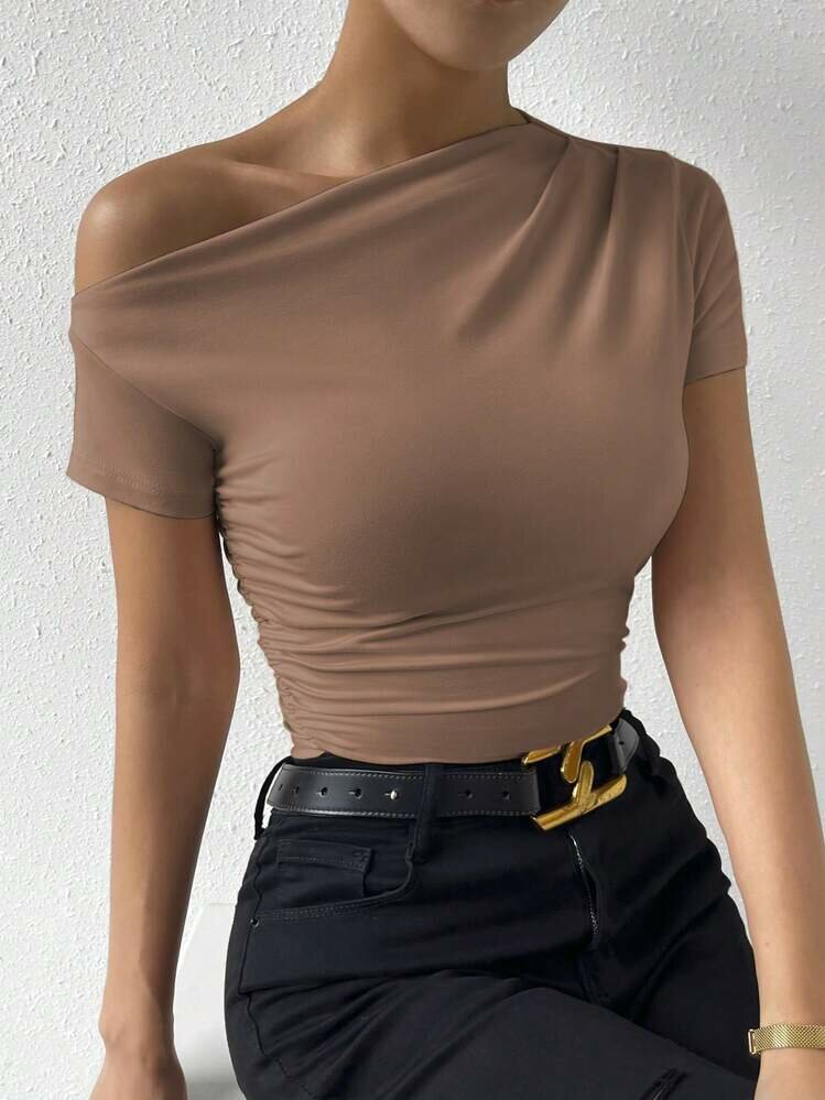 T-shirt asymétrique chic