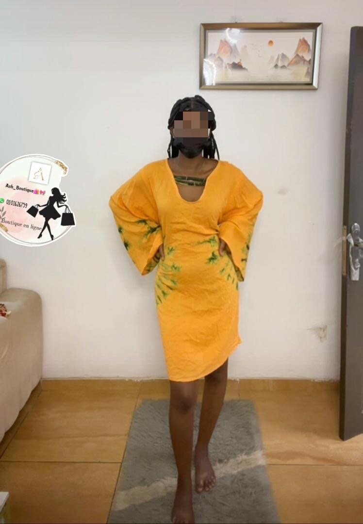 Robe Colorée en Coton Bohème
