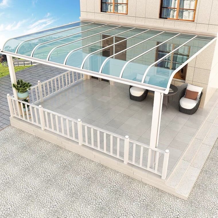 Auvent polycarbonate extérieur