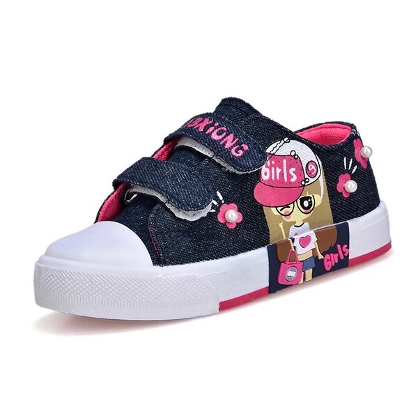 Chaussures en denim fille