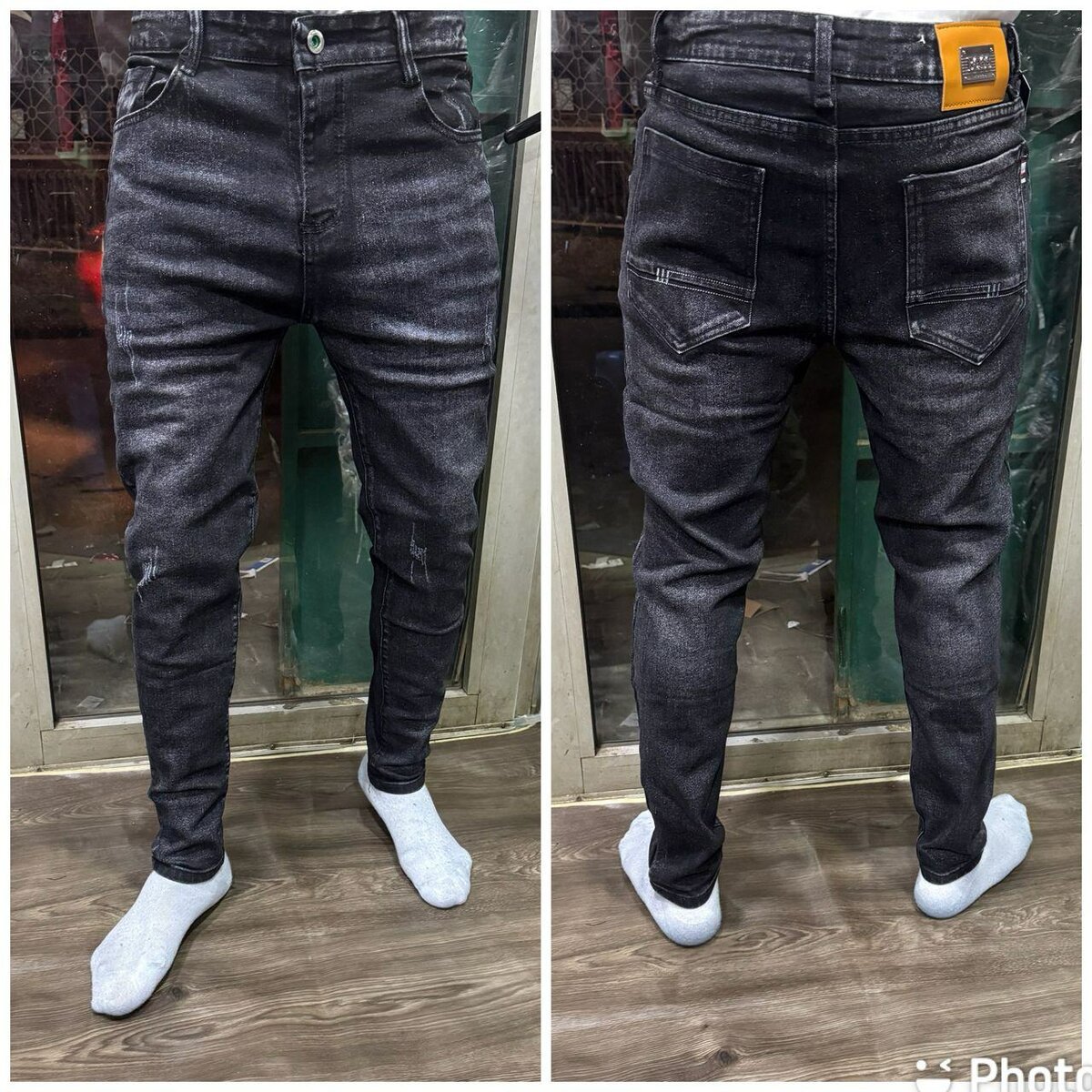 Jeans déchirés tendance homme