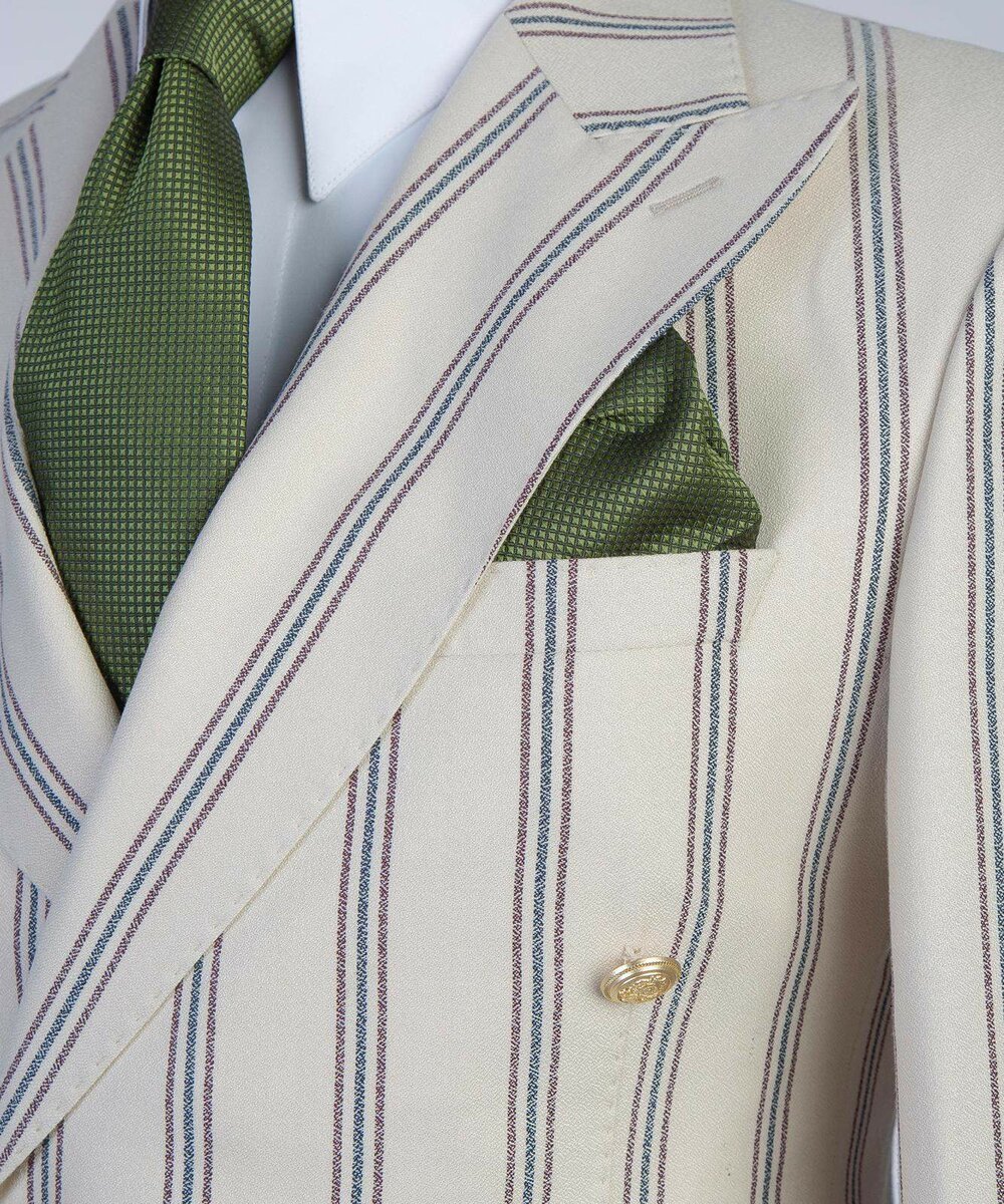 Original Stripped Breasted Suit