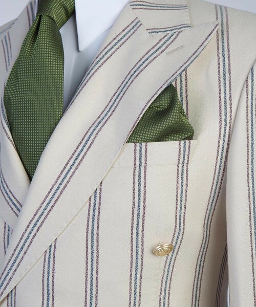 Original Stripped Breasted Suit