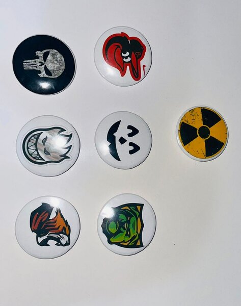 Ensemble de badges design unique