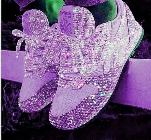 Sneakers violettes originales