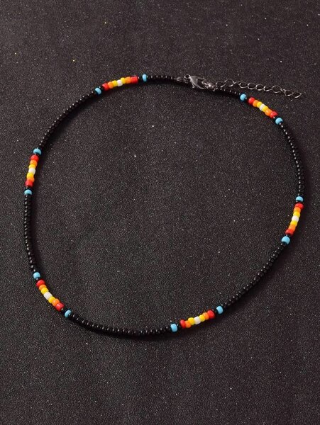 Colier perle pour homme