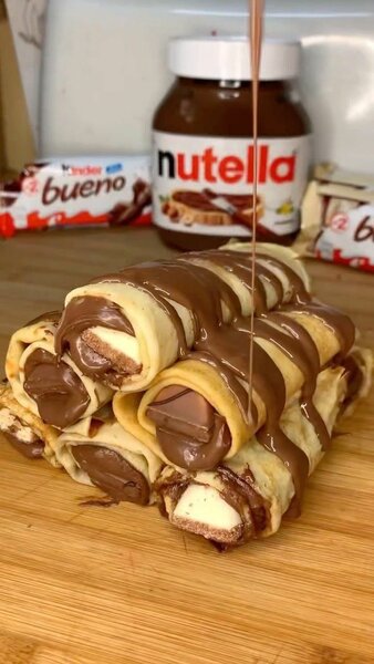 Crêpes au kinder