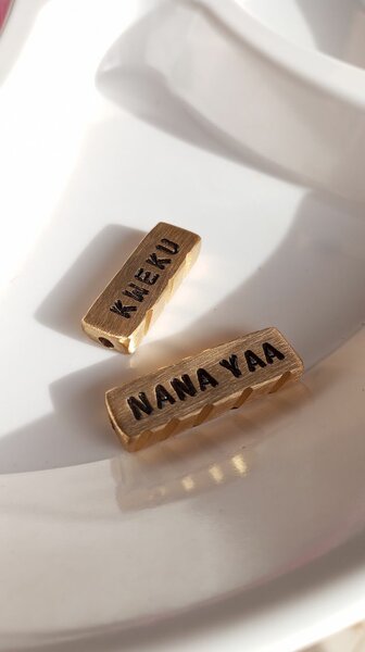 Customised name bracelets