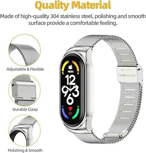 Bracelet en acier inoxydable ajustable