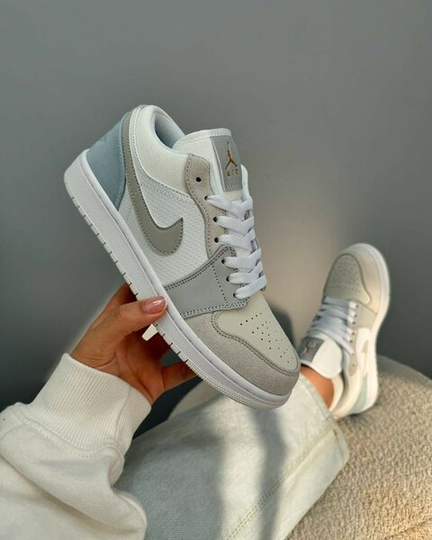 Baskets basses en cuir blanc