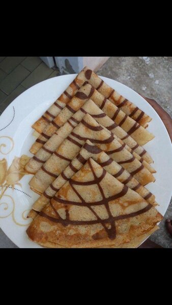 Crêpes au chocolat maison