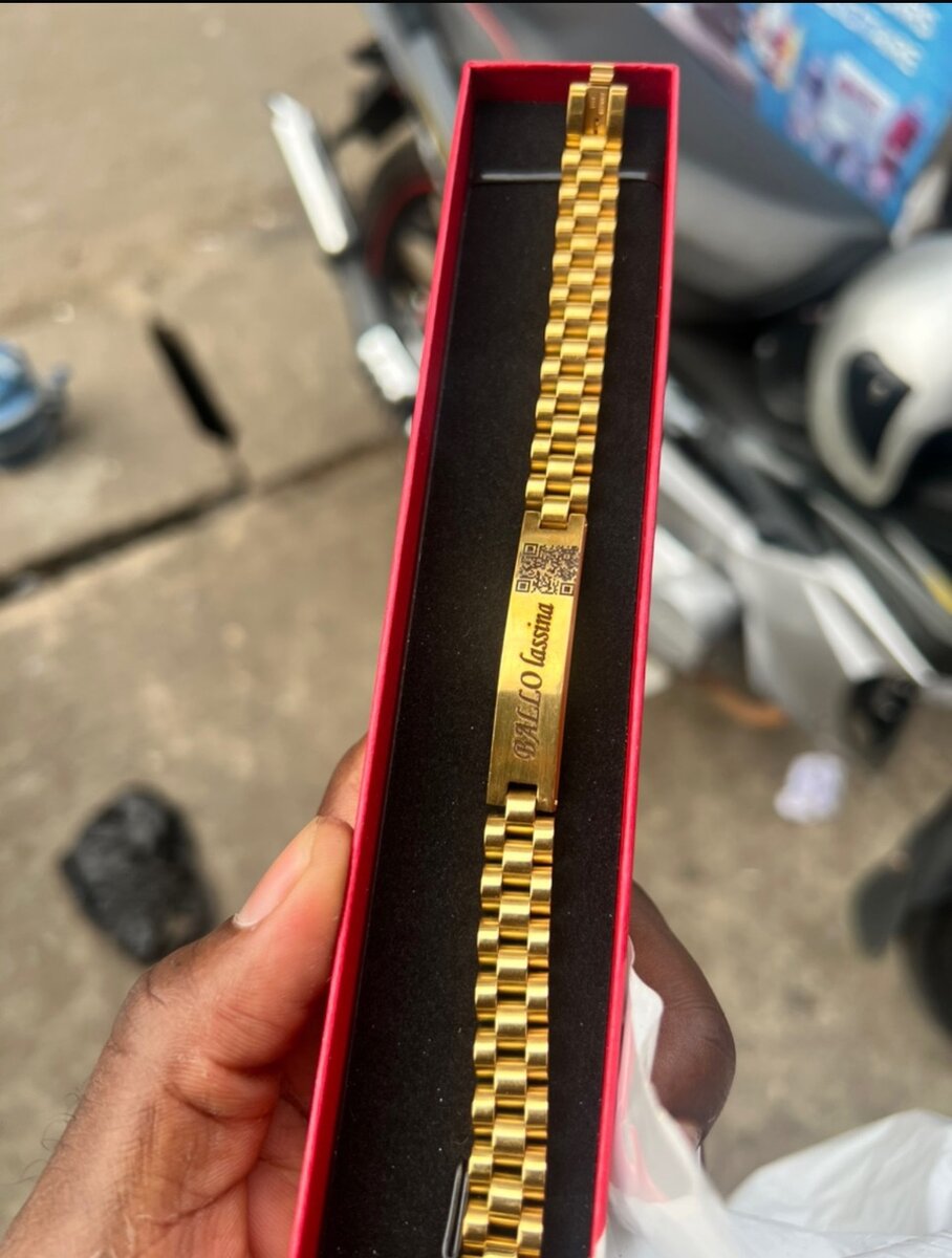 Bracelet personnalisé en acier inoxydable