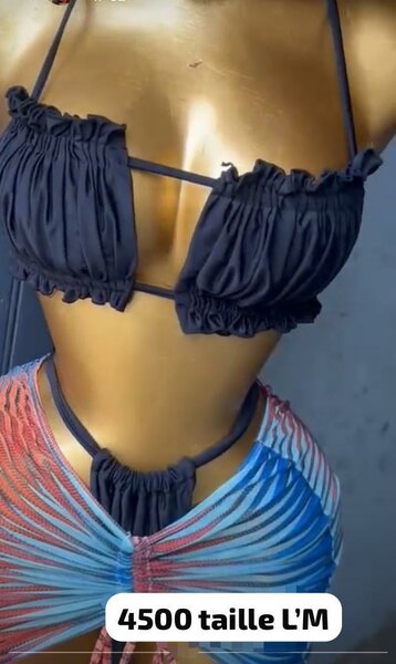Bikini tendance multicolore