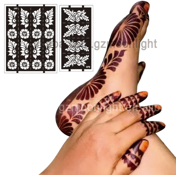 Pochoirs Tatouage Henna
